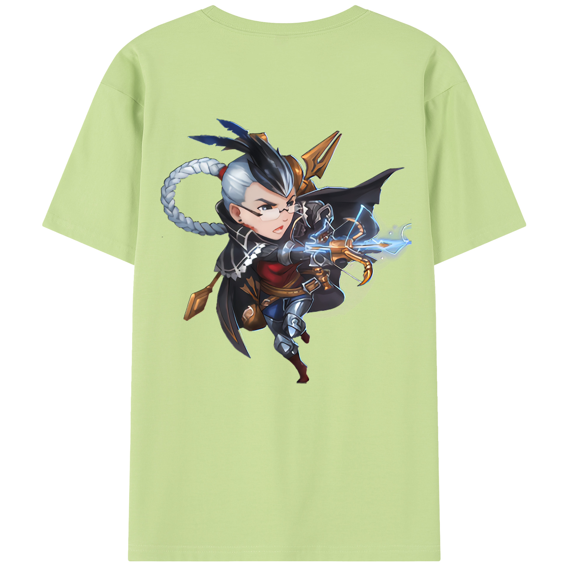 リーグ・オブ・レジェンド League of Legends LOL 綿100％半袖Tシャツ（背面プリント）